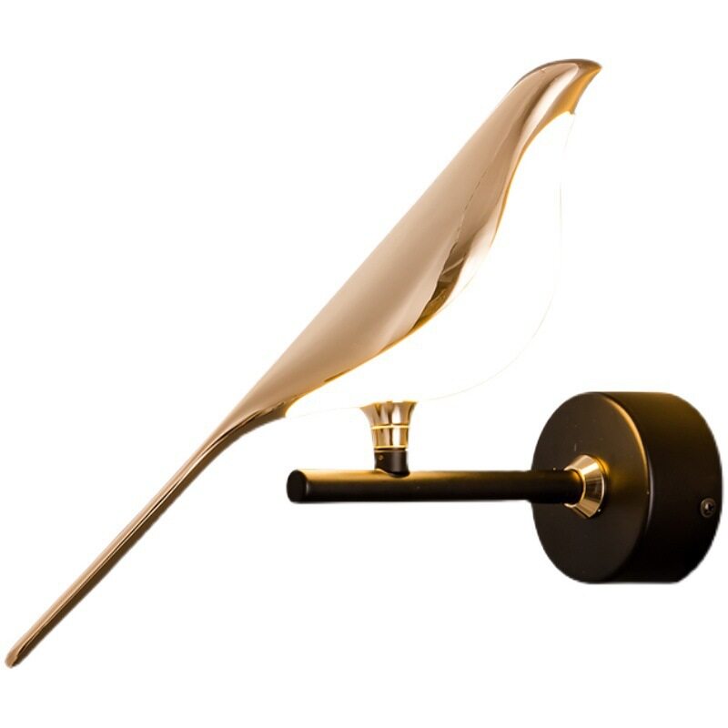 HEIKESZ Modern LED Wall Lamp Minimalist Bedroom Living Room TV Background Light Bedside Decor