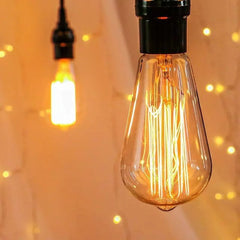 HEIKESZ Classical lamps, Edison light bulbs, art styling tungsten wire classical decoration E27 40W retro nostalgic light bulbs