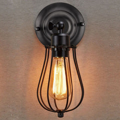 HEIKESZ American Country Industrial Wind Ceiling Lamp Simple Retro Wall Lamp Restaurant Bar Club Ceiling Wall Lamp Dual-Use Lamps LED Light for Bedroom Night Aesthetic Room Lamp