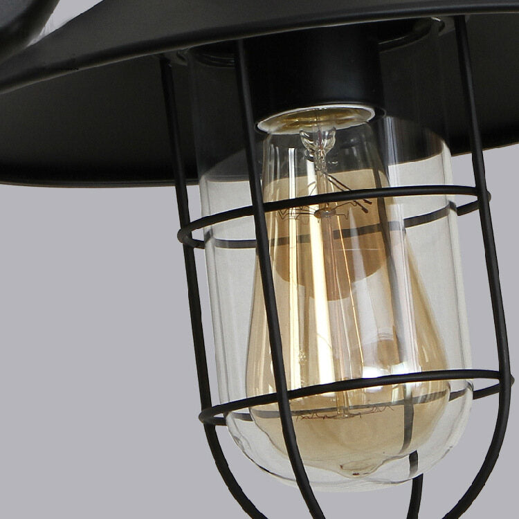 HEIKESZ American Industrial Retro Wall Lamp Creative Personality Coffee Shop Restaurant Balcony Hallway Iron Bird Cage Lamp american style retro outdoor indoor retro bedroom lamp american-style Industrial wind