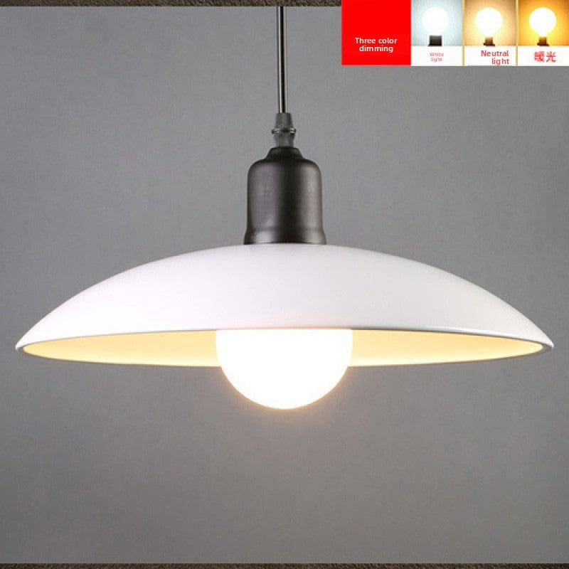 HEIKESZ Industrial Vintage Ceiling Light Retro Pendant Lamp for Cafe Restaurant Bar Single Head Iron Cover Lighting Fixture