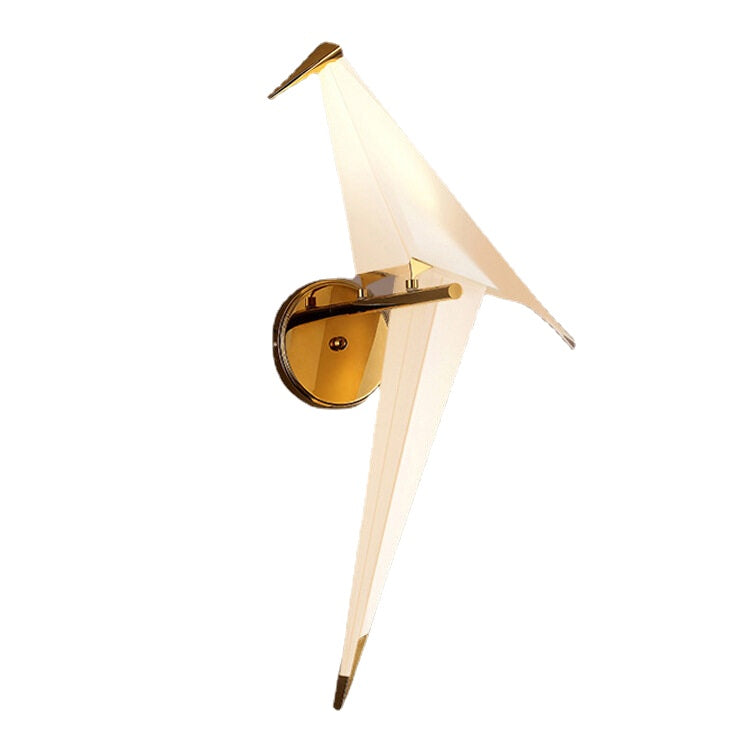 HEIKESZ Nordic Origami Bird Chandelier Modern Minimalist Artistic Hanging Lamp for Living Room Bedroom Ceiling Light