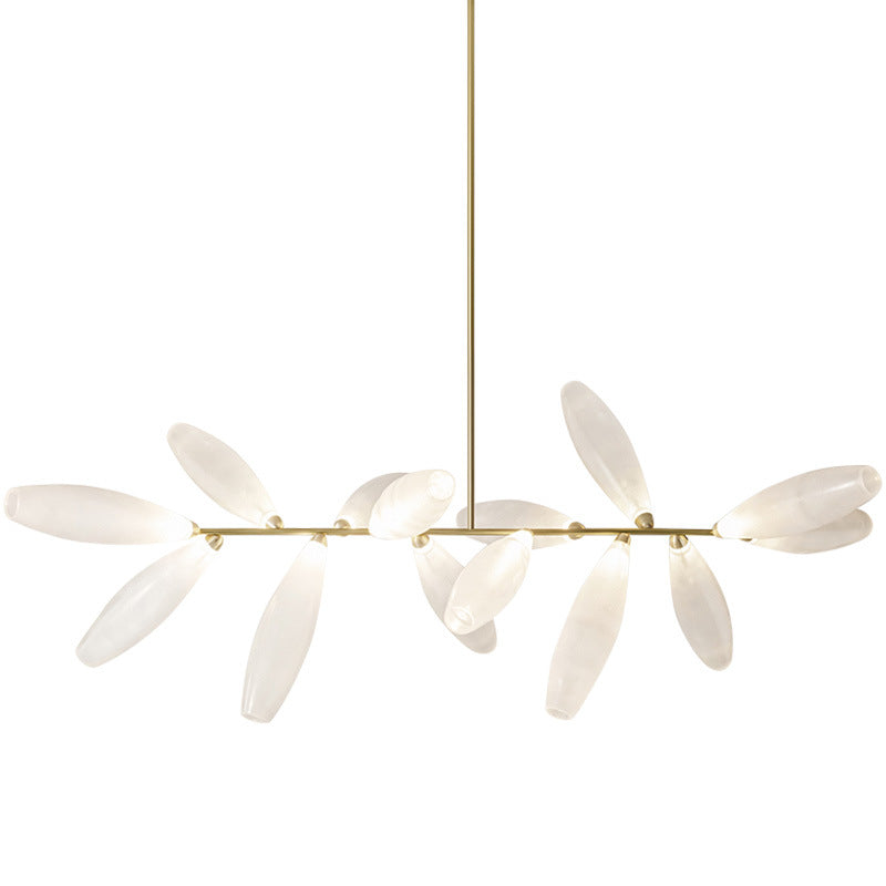 HEIKESZ Nordic Creative Glass Pendant Light Modern Minimalist Dining Room Ceiling Lamp Designer Restaurant Lighting Stylish Bar Hanging Lamp for Living Room