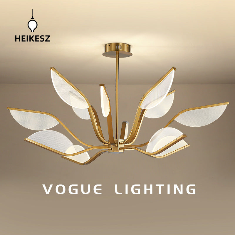 HEIKESZ New Chinese chandelier simple modern light luxury lamps living room bedroom study creative personality Chinese style lamp light fixtures for celling lights
